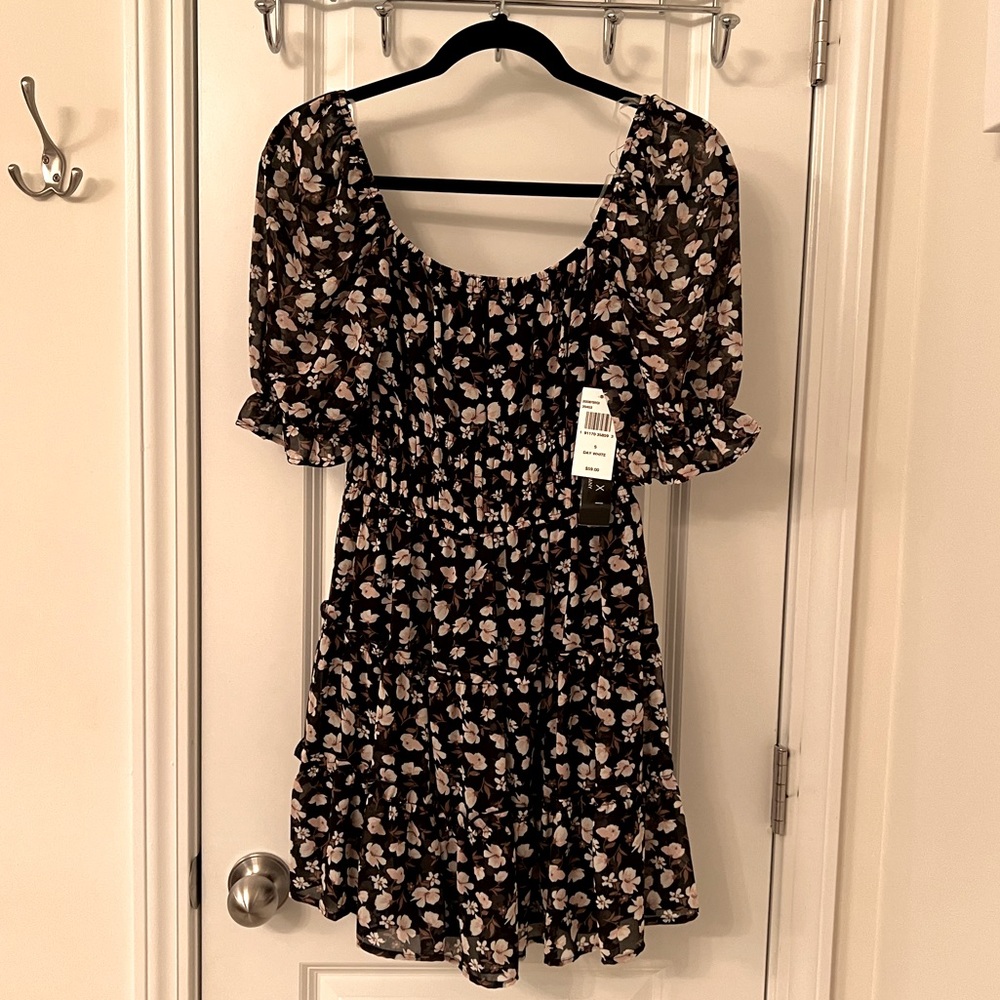 Black Floral Dress